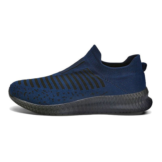 611-HAZ-00000 Navy Blue Sock Shoes