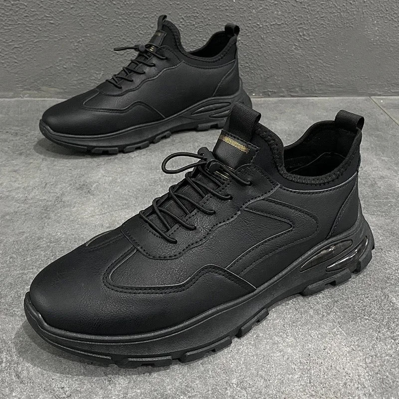 696-HAZ-00001 Full Black Shoes