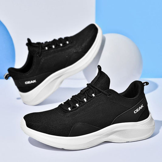 674-HAZ-00000  Black With White Sole Shoes
