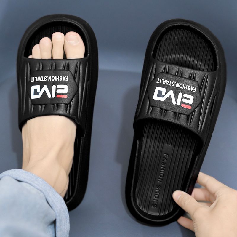 491-HAZ-00002 Black Slippers