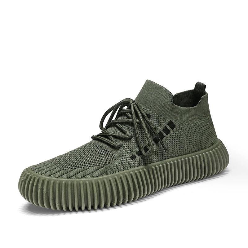 716-HAZ-00001 Full Olive Green Shoes