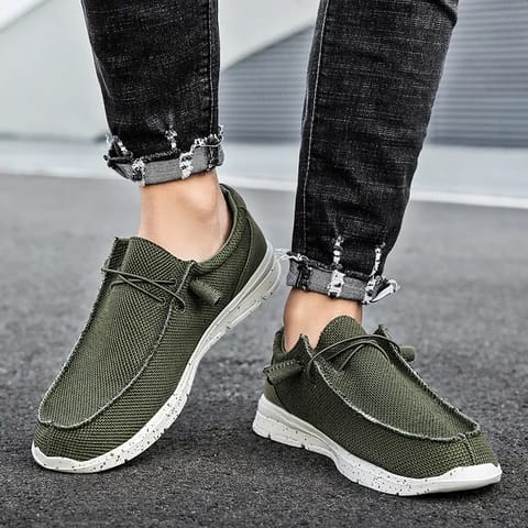 SALE! 308-HAZ-00000 Full Olive Green Shoes