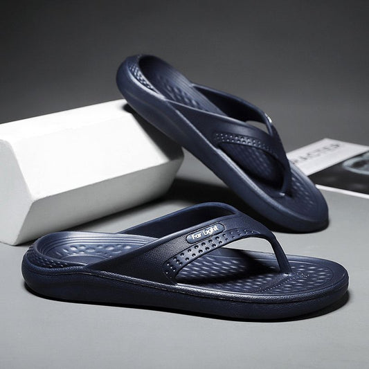 379-HAZ-00002 Dark Blue Slippers
