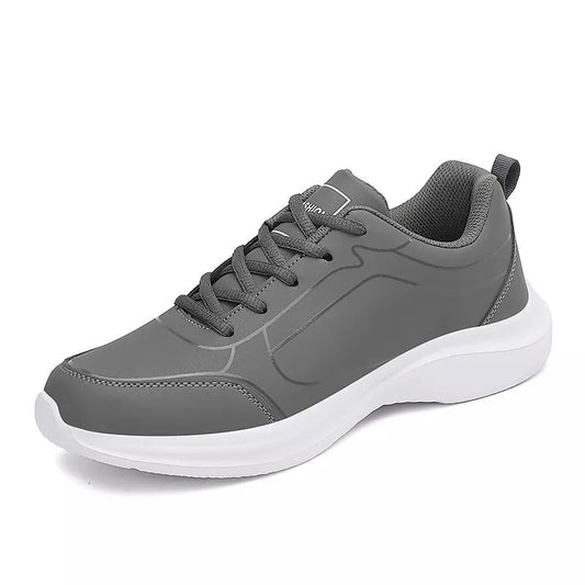 SALE! 349-HAZ-00000 Grey Leather Shoes